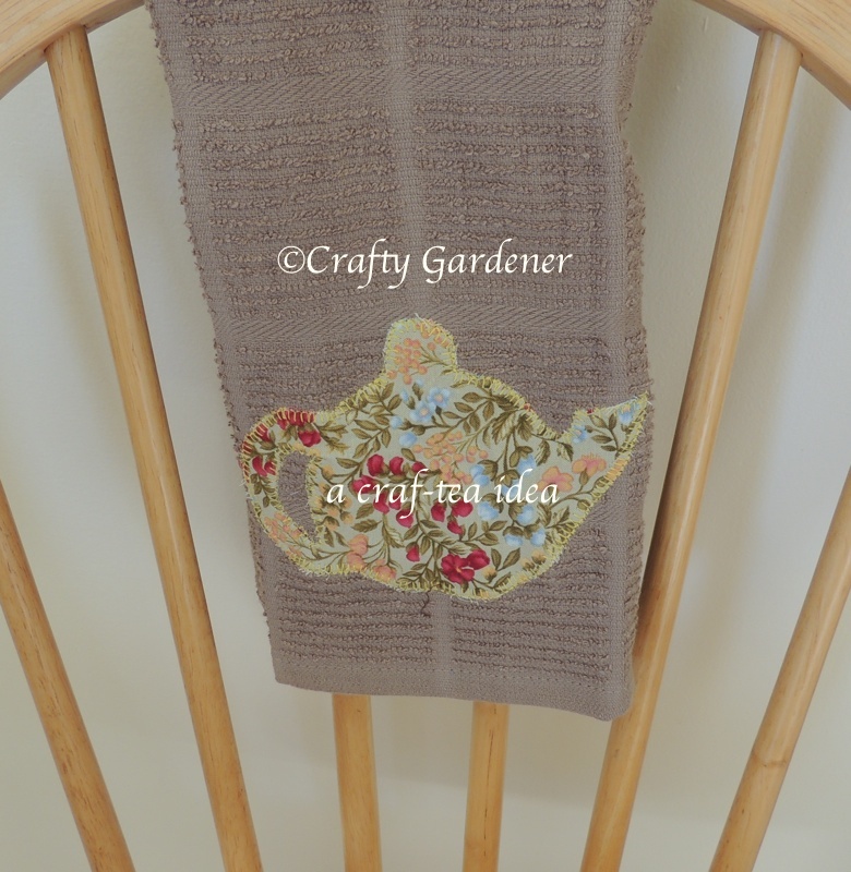 stitch a craf-tea towel at craftygardener.ca