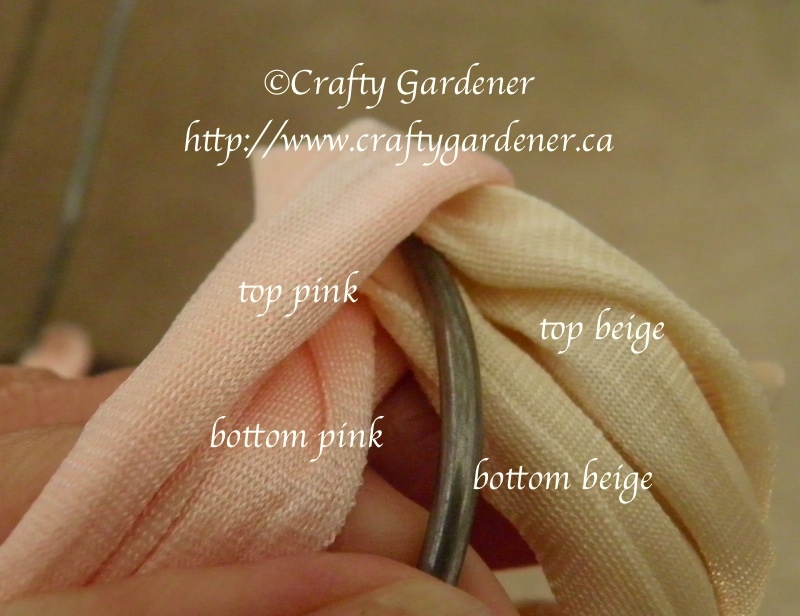 braided coat hangers at craftygardener.ca