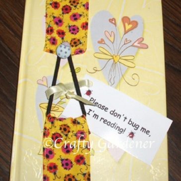 Sewing: Don’t Bug Me Bookmark