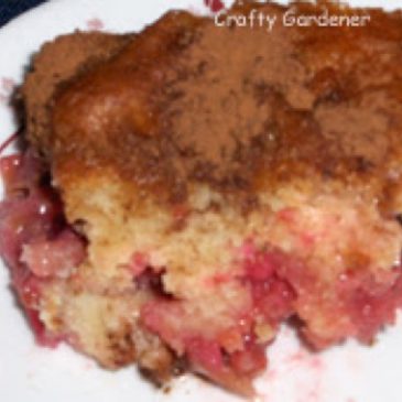 Gluten Free: Six Layer Rhubarb Cake
