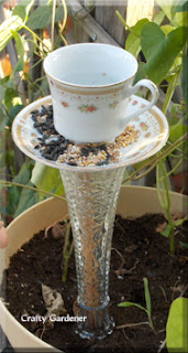 teacup feeder by craftygardener.ca