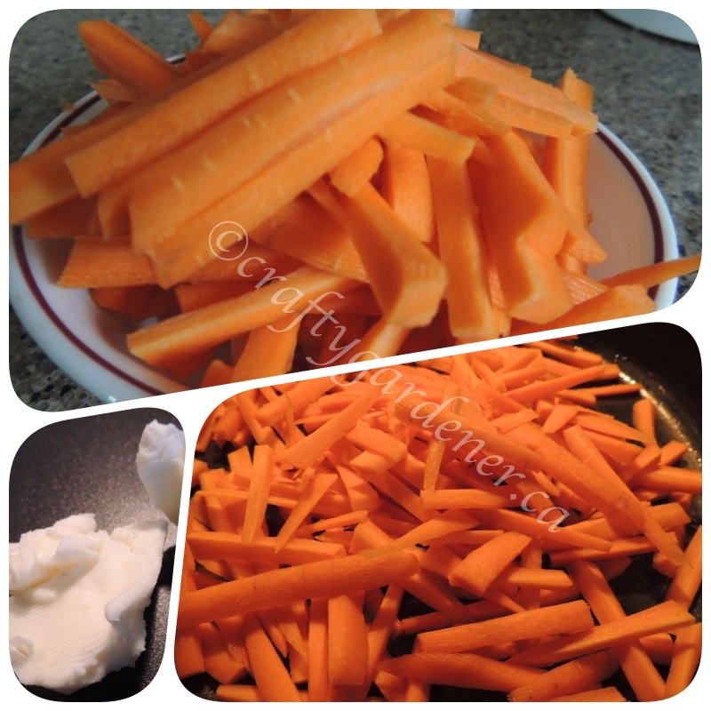 making filled carrots at craftygardener.ca