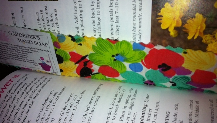 gardening bookmark