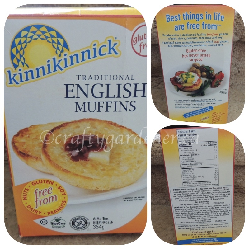 Kinnikinnick gluten free English Muffins