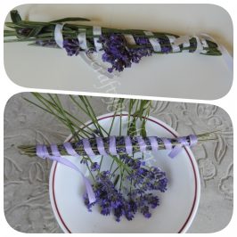 how to make lavender wands at craftygardener.ca
