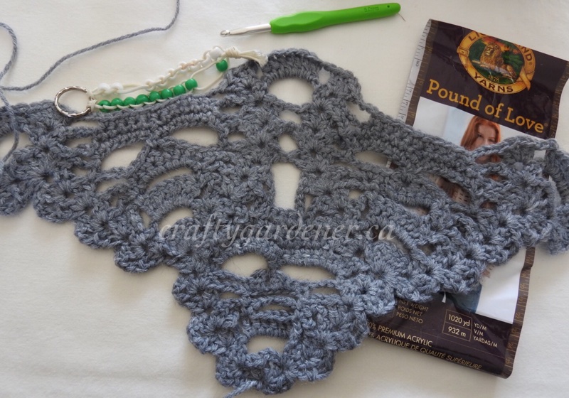 Lost Souls crochet shawl at craftygardener.ca