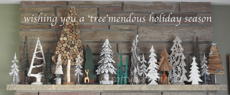 wishing you a 'tree'mendous holiday season from craftygardener.ca