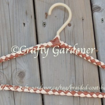 Braided Covered Plastic Coathanger Pattern
