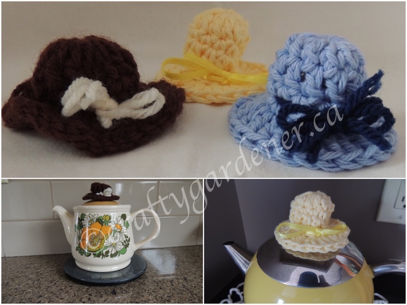 how to crochet pot handle hats at craftygardener.ca