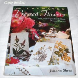 a book about pressing flowers at craftygardener.ca